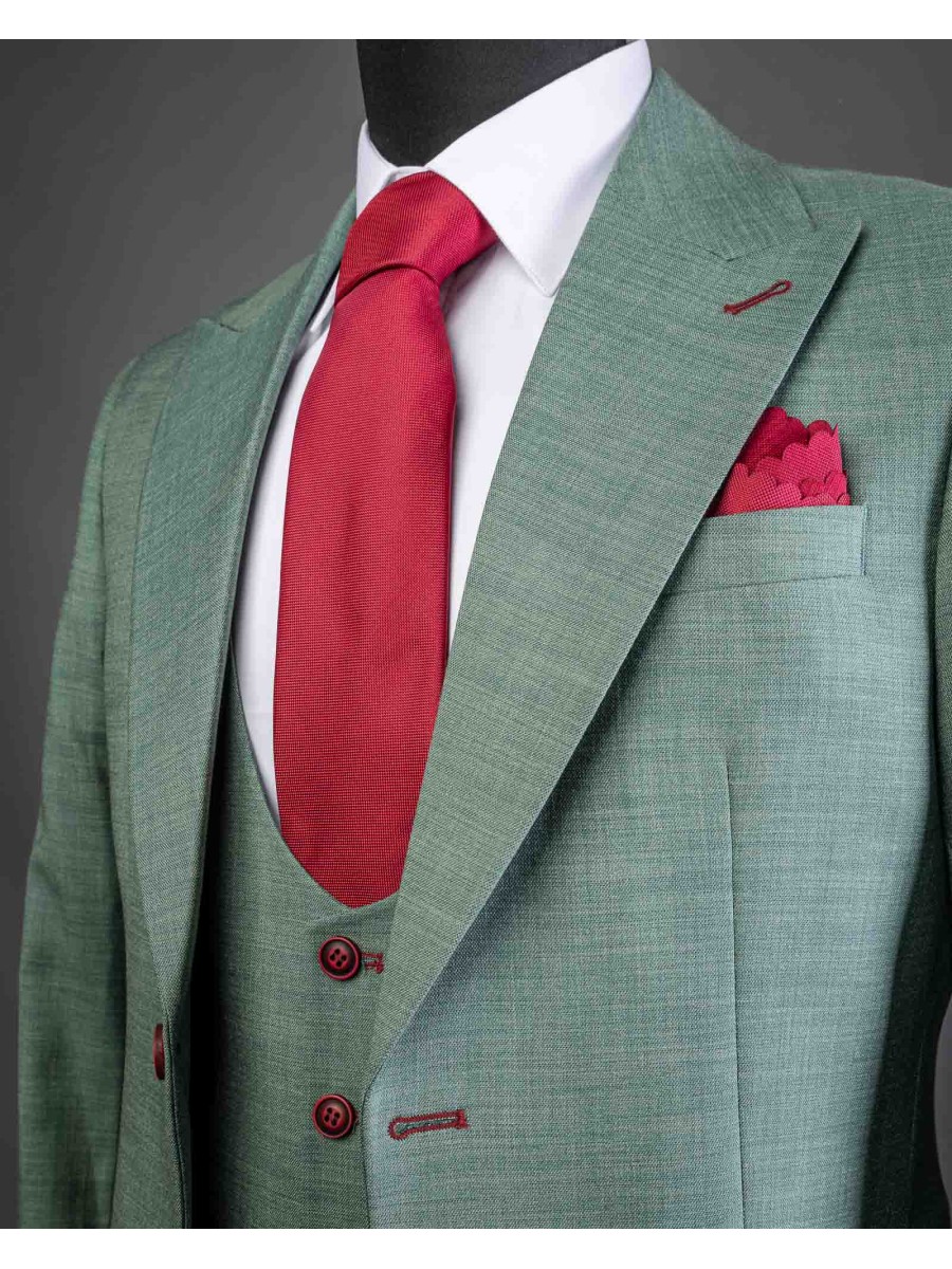 EXCLUSIVE COLLECTIONS:Costum Casual Barbati Verde Deschis